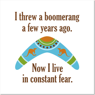 Boomerang Constant Fear Posters and Art